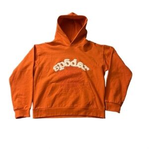 Spider (sp5der) strass orange hoodie